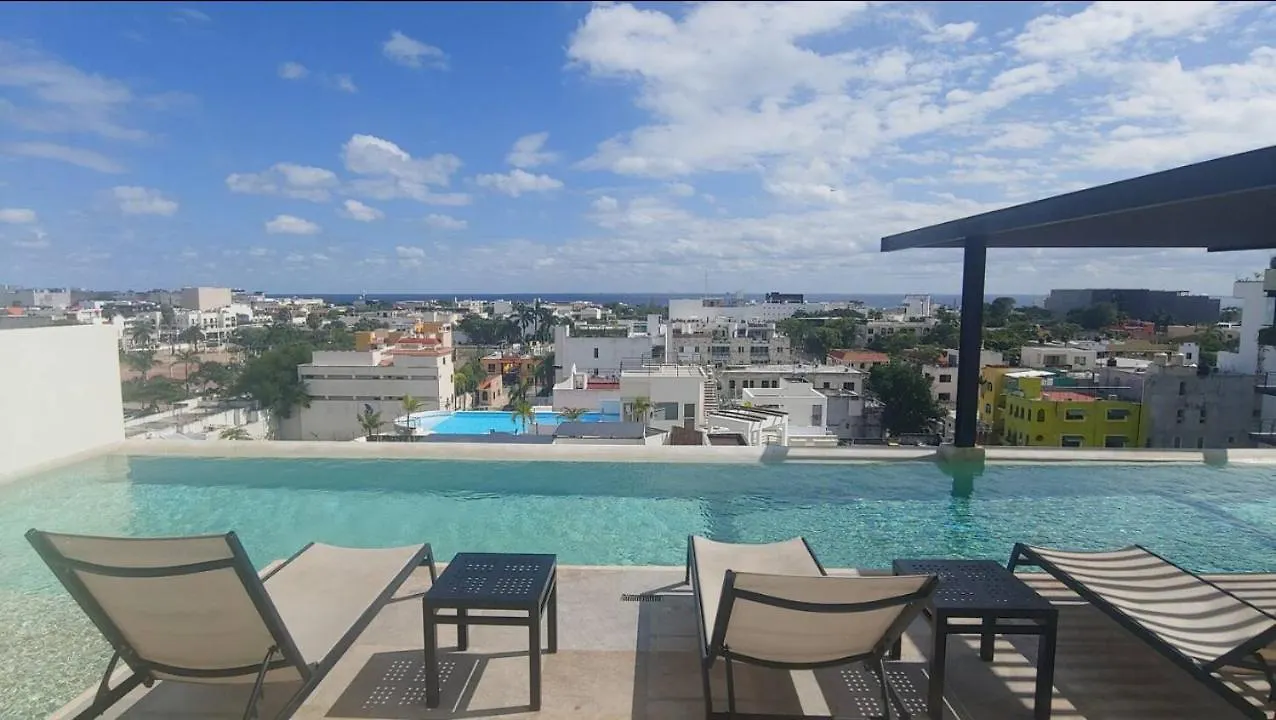 Stylish 1Bd Gym Rooftop Pool Wifi 100Mb Playa del Carmen Mexico